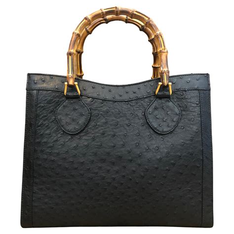 vintage gucci ostrich bag|vintage Gucci ostrich for sale.